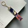 Anime Metal Hollow Out Keychains Bookmark Cute Jet Manga Fashion Bag Key Tag Jewelry Accessory Key Ring Holder Gift Anime