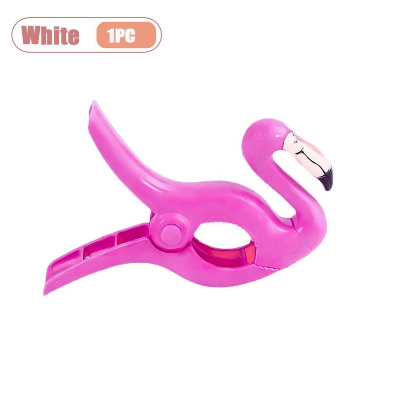 1-20PCS Flamingo Clip Summer Plastic Beach ClipPortable Compact Clip for Outdoor Laundry Summer Beach Travel Portables