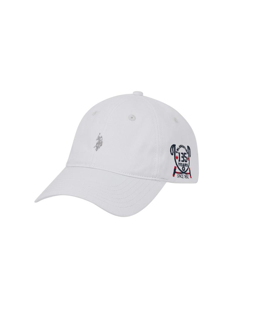 Us Polo Association Unisex 135Th Anniversary Edition Cap Free_White