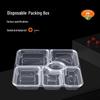 Ji Wang Gu Six-Compartment Disposable Lunch Box Set