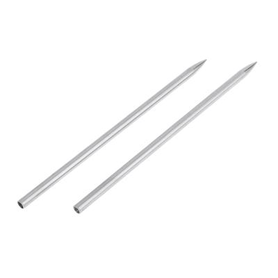 2 stuks roestvrijstalen paracord Fid veternaalden buiten 80x3 mm