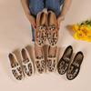 Dámské Leopard Splicing Sneakers Ploché Boty pro volný čas Značka Nazouváky Mokasíny Vulkanizované boty Vycházkové Single Shoes Chaussure Femme