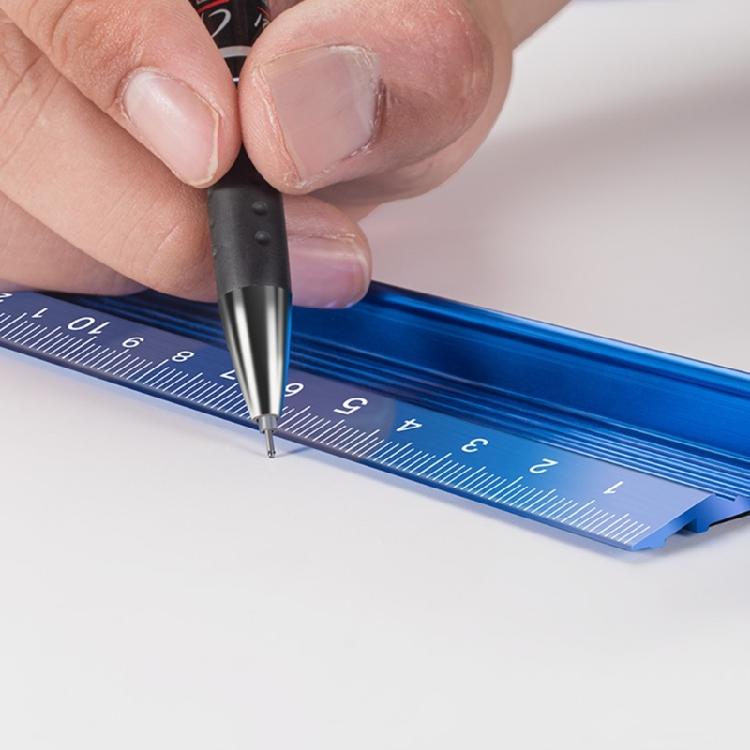 Hand Protective Ruler Nonslip Ruler Wood Cutting Straight Ruler Woodworking Tool