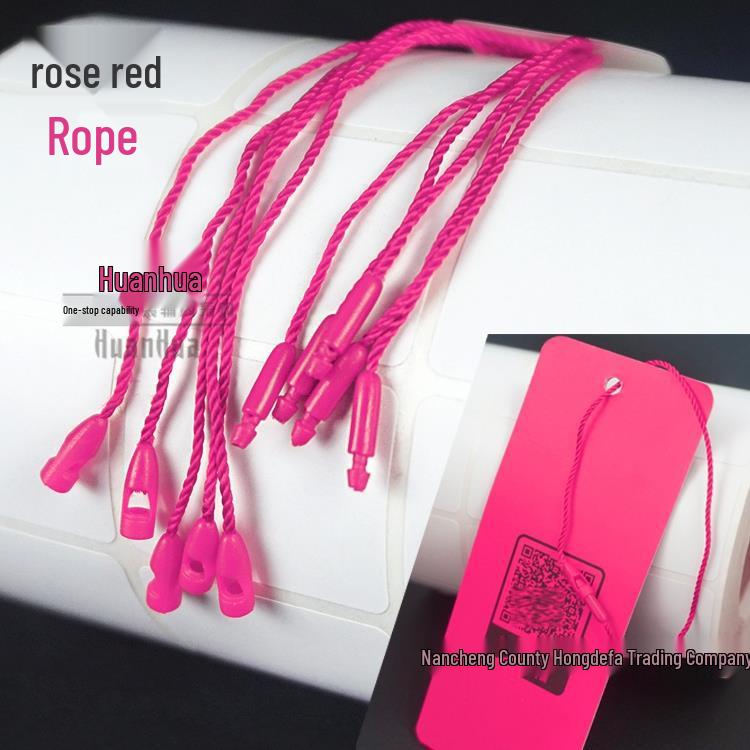 Universal Single Insert Hanging Rope for Clothing Tags and Luggage Accessories
