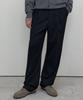 WEDNESDAY OASIS Single-Pleat Semi-Wide Slacks_Black(Wcb6Pt05)