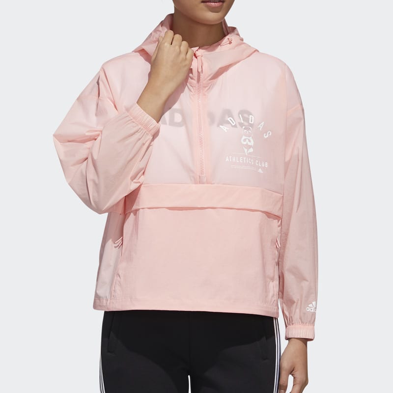 adidas Jackets Women's Pink Hooded Moderate Other GL5631