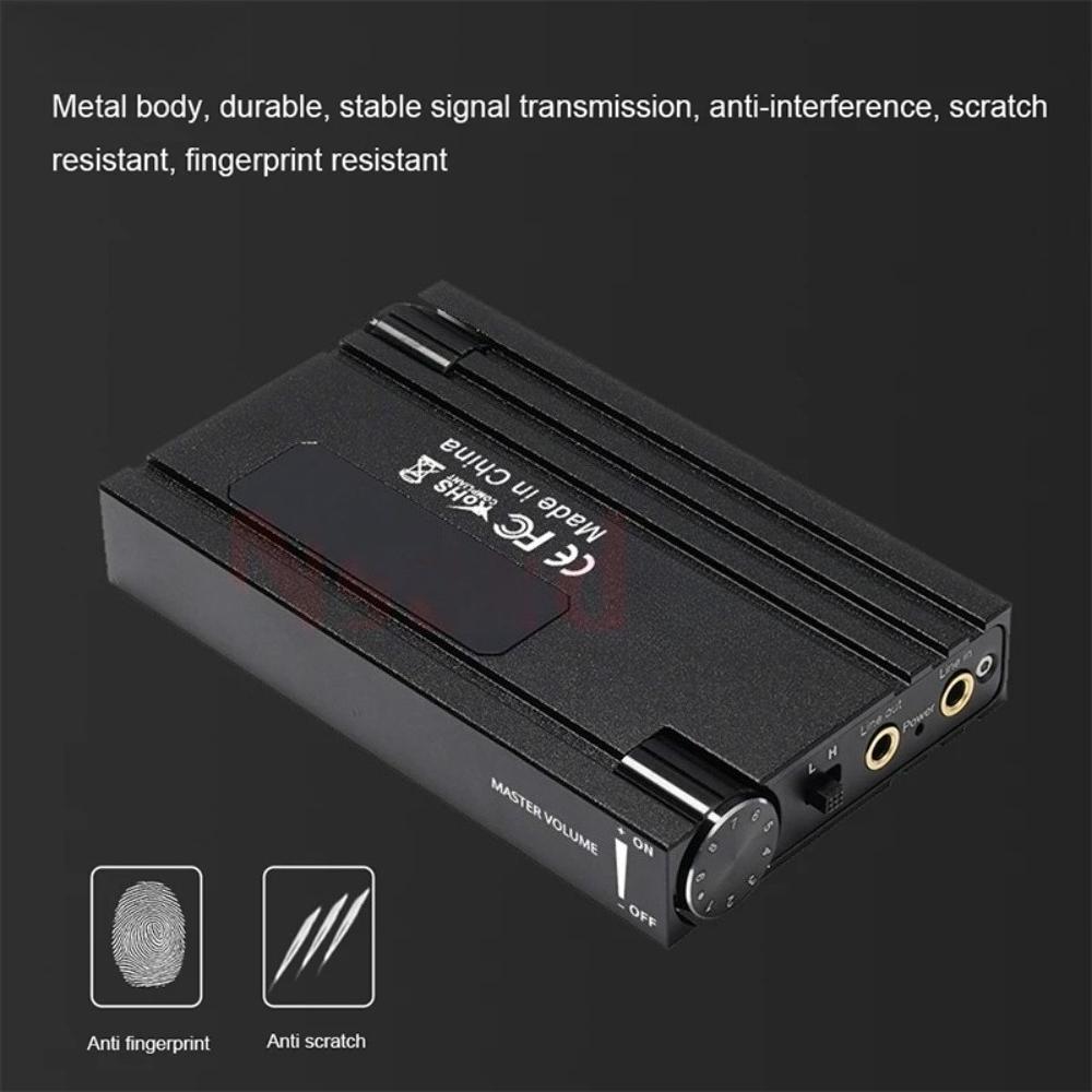 Hifi Bass Headphone Earphone Audio Amplifier With BT 5.0 3.5mm Aux for Phone PC Music Player AMP With Volume Control