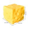 Cheese Shape Sensory Squeeze Toy Slow Rising Relaxing Toy Adults Relaxing Slow Rising Food For Boys Girls Teens Students Gifts