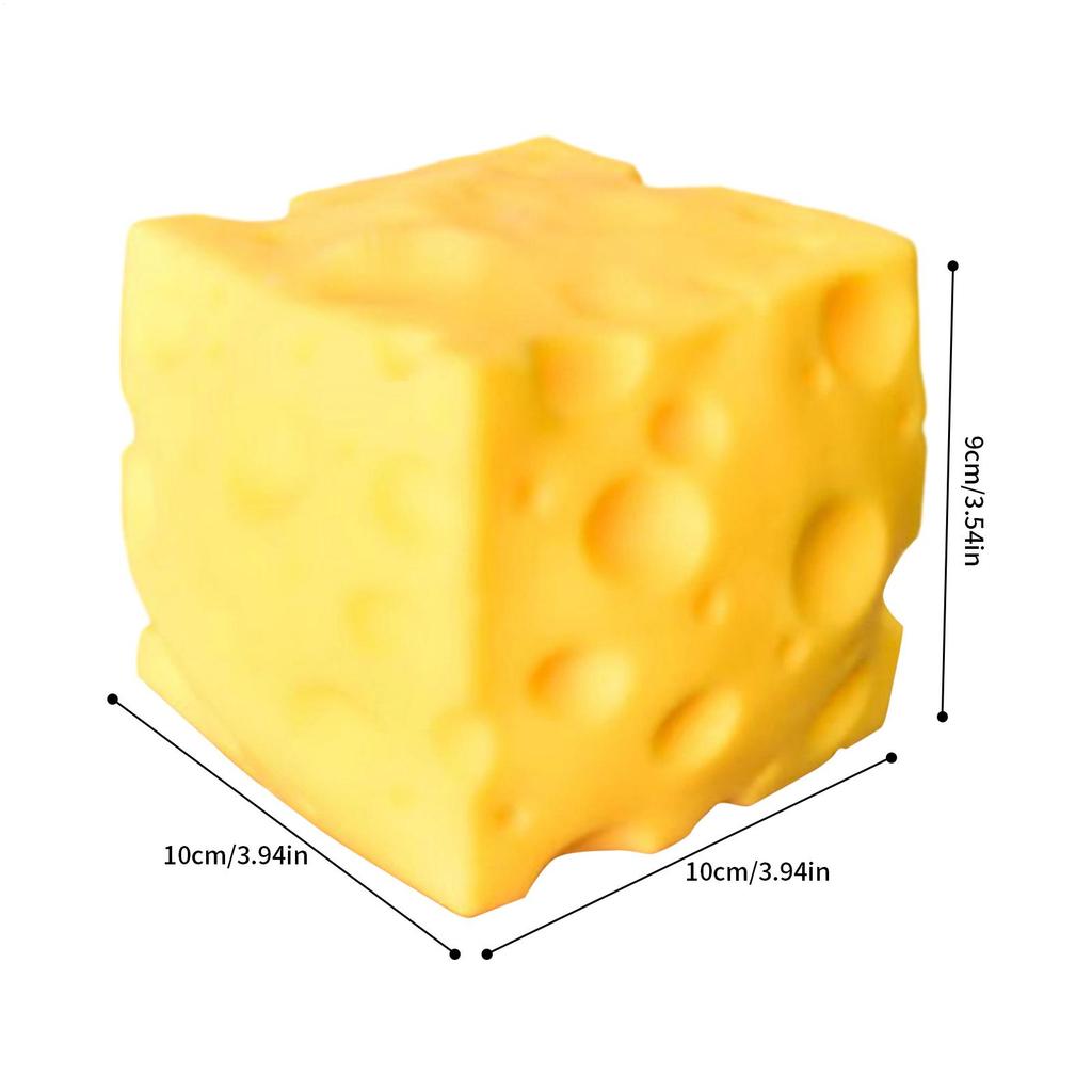 Cheese Shape Sensory Squeeze Toy Slow Rising Relaxing Toy Adults Relaxing Slow Rising Food For Boys Girls Teens Students Gifts