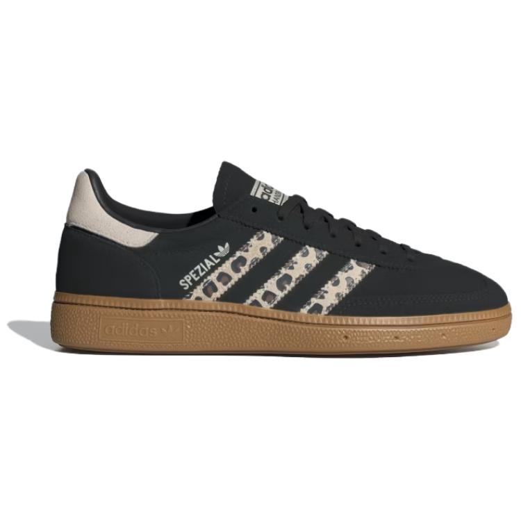 Nye Adidas Originals Handball Spezial Svart Wonder Leopard Dame JH9092