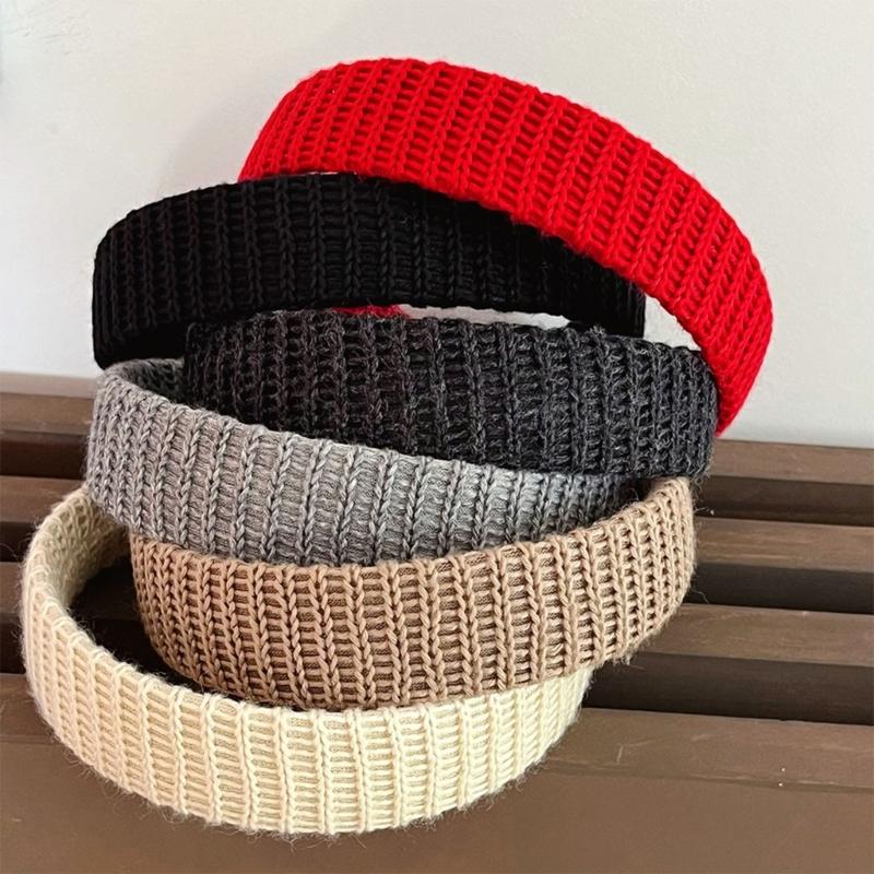 Knitted Embellished Hairband With Comfortable Headbands Secure Grip Design Comfortable Hairpiece for Women