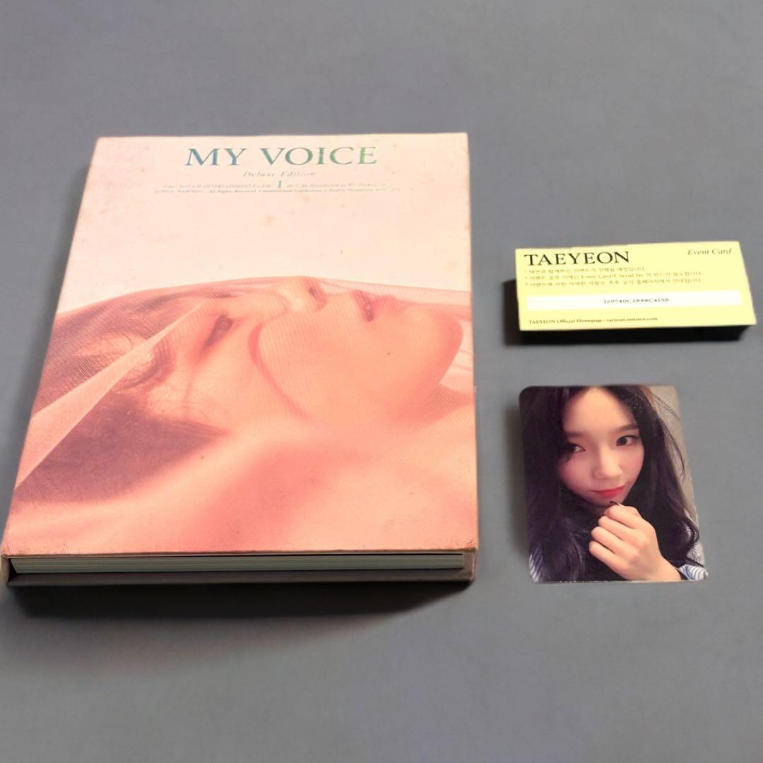 

[USED] TAEYEON Album My Voice with Trading Card