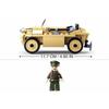 Sluban World War II Normandy Landing US WILLYS Jeep Model Kids Building Blocks Military Army Car Bricks Classic Weapon Toy