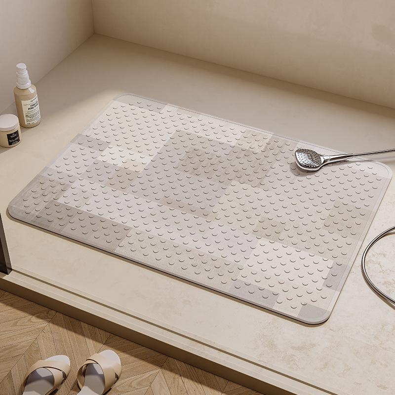 Nordic Simple Wind Anti-slip Suction Cup Floor Mat for Children  Elderly and Pregnant Women Bathroom Bath Anti-fall Suction Cup Mat