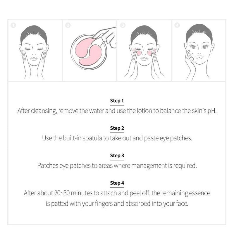 Heimish Bulgarian Rose Water Hydrogel Eye Patch