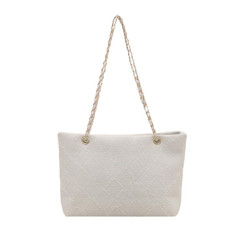 New Soft and Durable Luxury Plaid Ladies Handbag - Large Capacity Premium Texture Soft and Durable Outdoor Commuter Shoulder Crossbody Bag