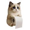 Simple Installation Cat Toilet Paper Holder 3D Cat Shape Hanging Paper Towel Stand  RV Travel