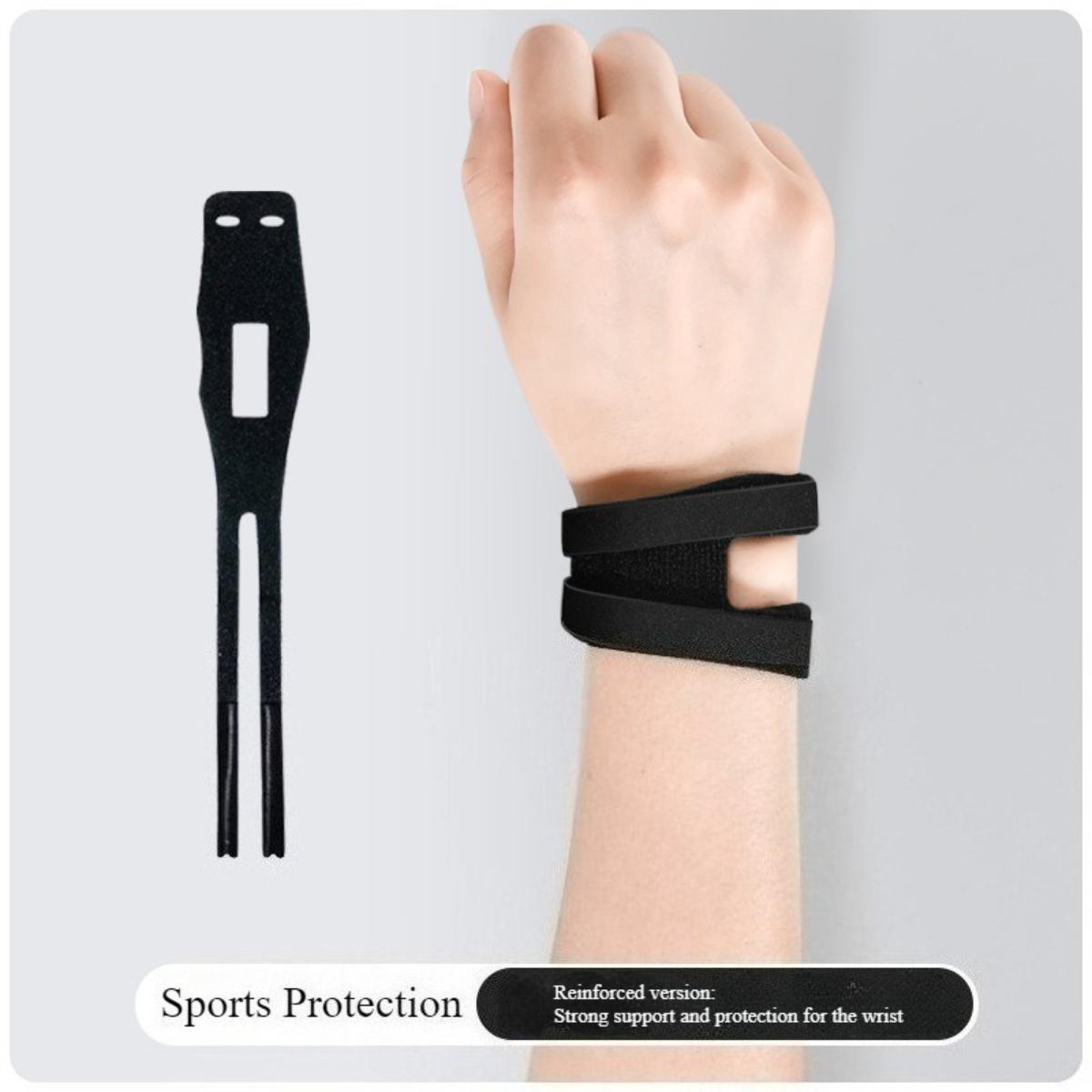 

Premium Support Wrist Brace for Gym & Sports - Relief for TFCC Injury, Tendonitis & Wrist Pain - Unisex for Weightlifting, Yoga, Badminton Reinforced model,14-18cm
