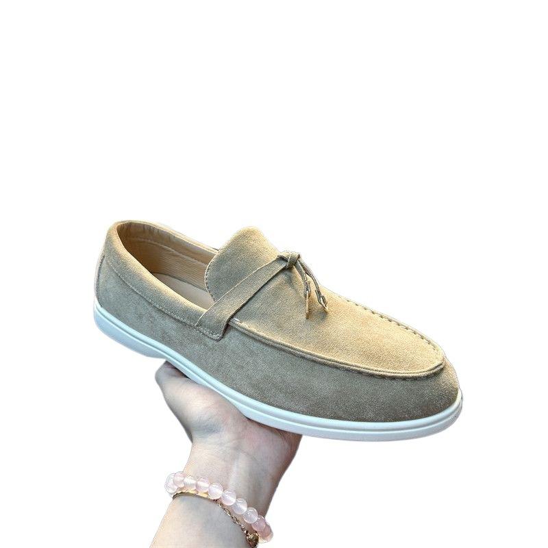 Shoes men's new retro old money style loafers Korean version versatile simple summer casual one-pedal non-slip espadrilles