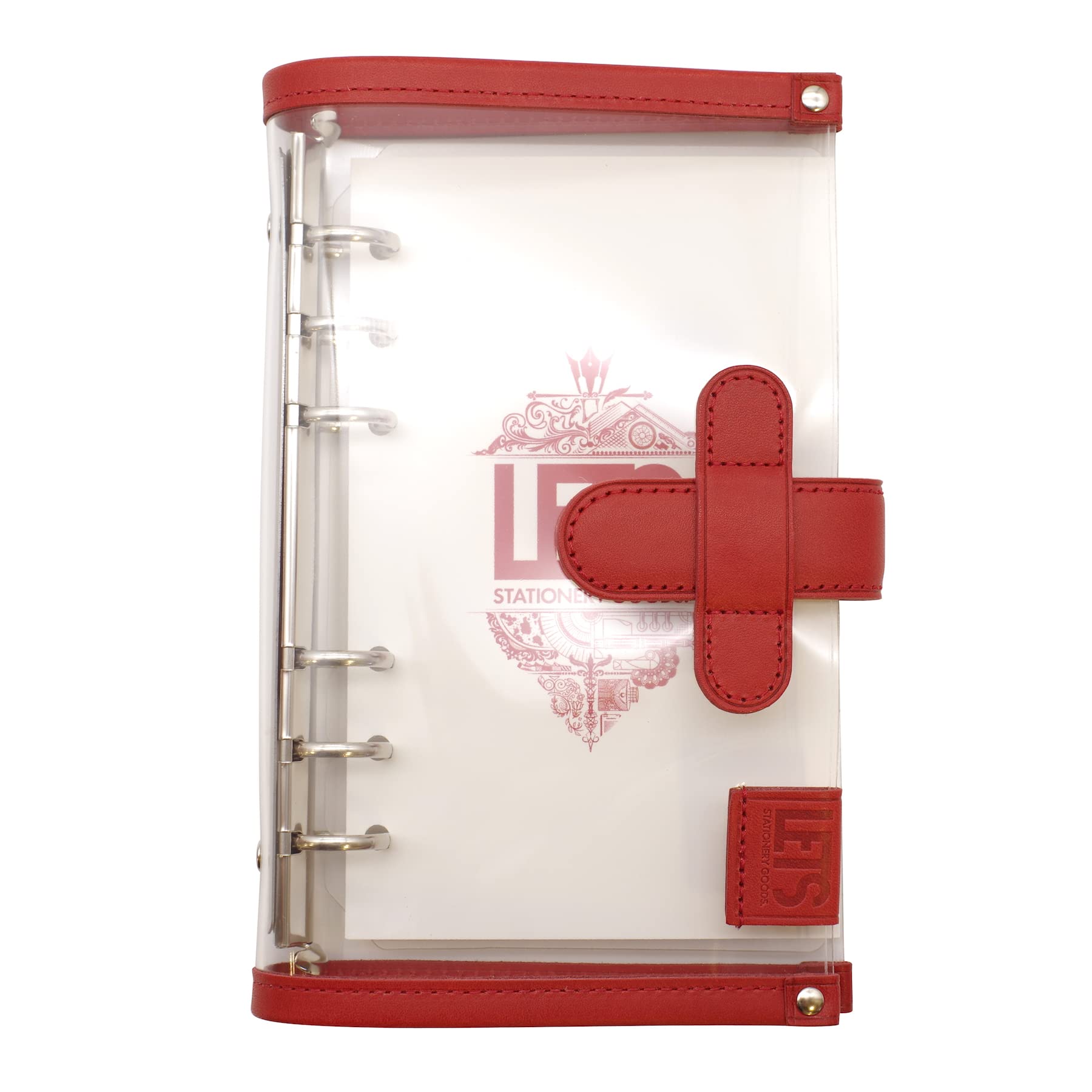 

LETS STATIONERY GOODS Clear System Notebook Bible [Red]