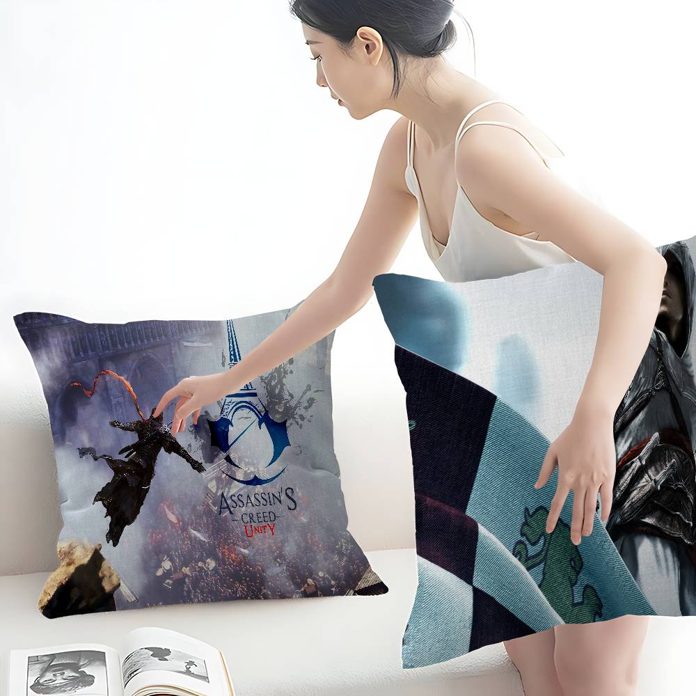 Gamer A-assassin S Creed Cushion Cover Decorative Pillow Sofa Home Decor Case Pillow Cases