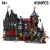 Collectied 4194PCS Halloween City Hot Selling Street View Moc Transylvania Adventure Model DIY Creative Toy Puzzle Gift Blocks