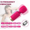 Pink 10 Frequency AV Stick Vibrator for Women Clitoral Stimulation G Spot Massager Adult Sexy Toy pro Masturbator