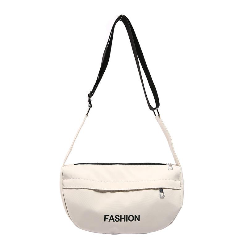 Korean Version of Fashionable and Simple Nylon Dumpling Bag Women's New Large-capacity Lightweight Messenger Bag Handbag Women
