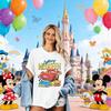 2026 Summer Disney 95 Lightning McQueen Castle Tshirt Mens Fashion Cotton Quality Casual Loose Shortsleeved Classic Unisex