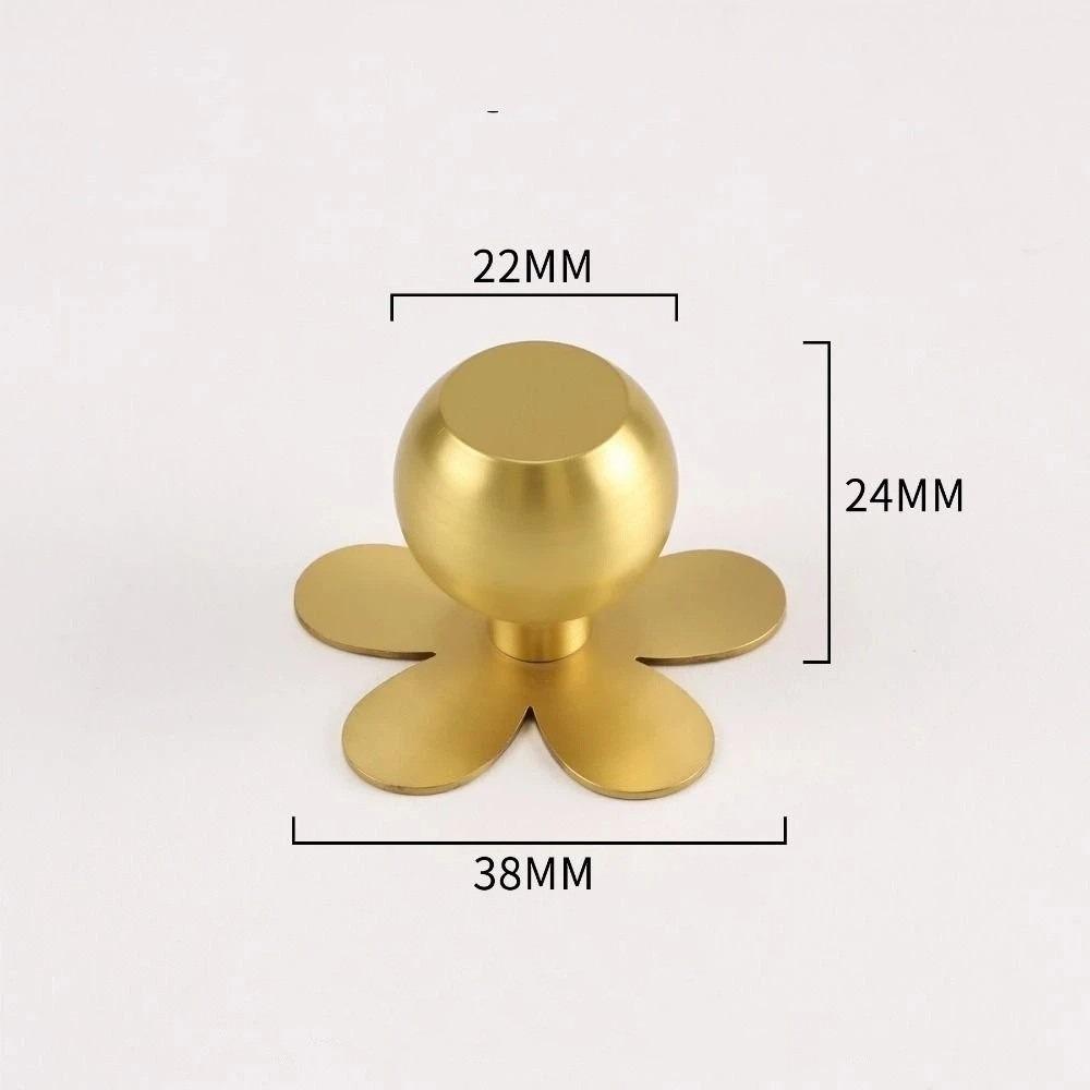 Premium Brass Brass Drawer Backplates Smooth Surface French Style Handles  Furniture Hardware style1