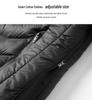 Herren Winter Smart USB Beheizte Baumwolljacke - Verstellbar, Konstante Wärme