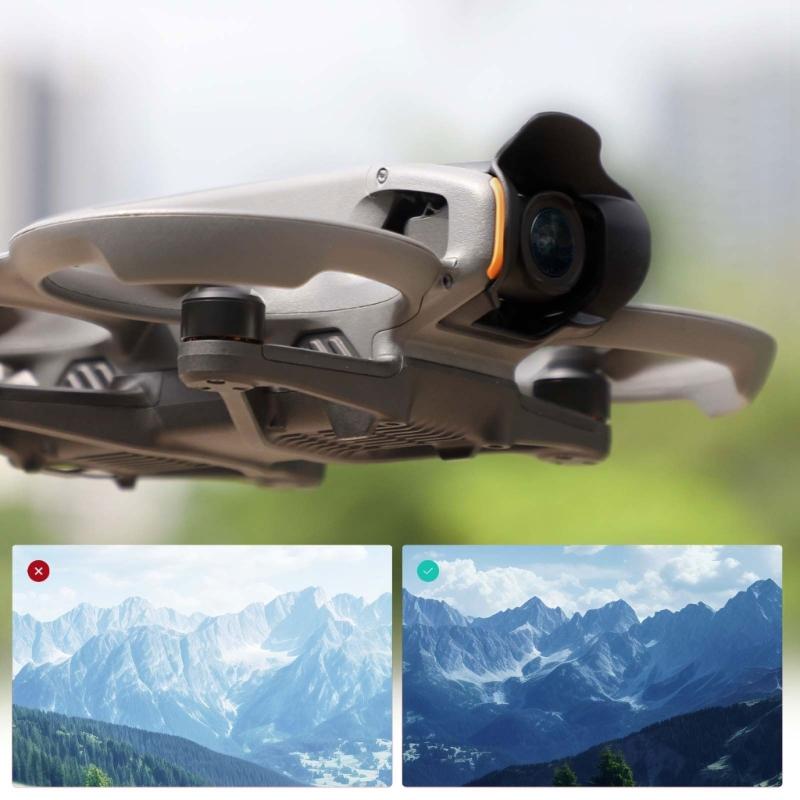 Lens Cover for Avata 2 Lens Hood Sunshade Protective Cover Antiglare Gimbal Camera Guard Accessories