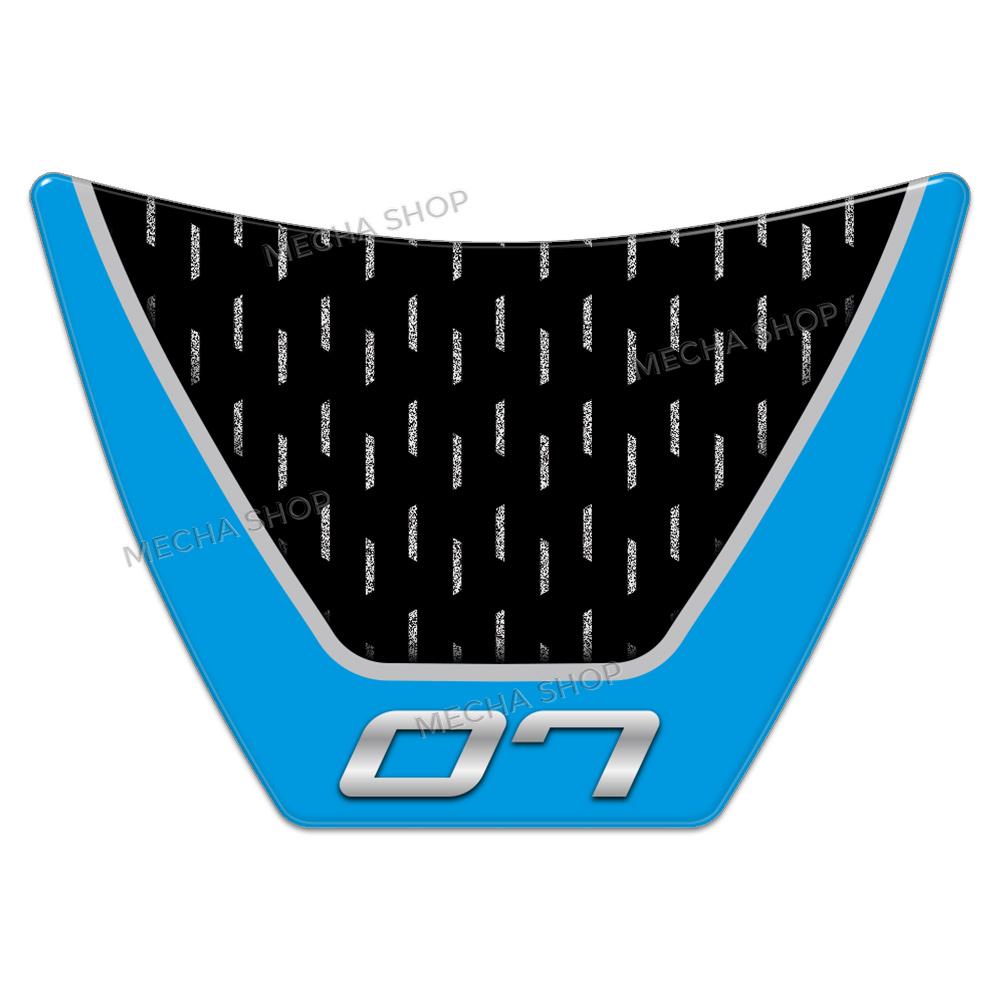 3D Resin Motorcycle Sticker Set Front Fairing Decals For MT-07 MT 07 MT07 2025 Tank Mat Decals