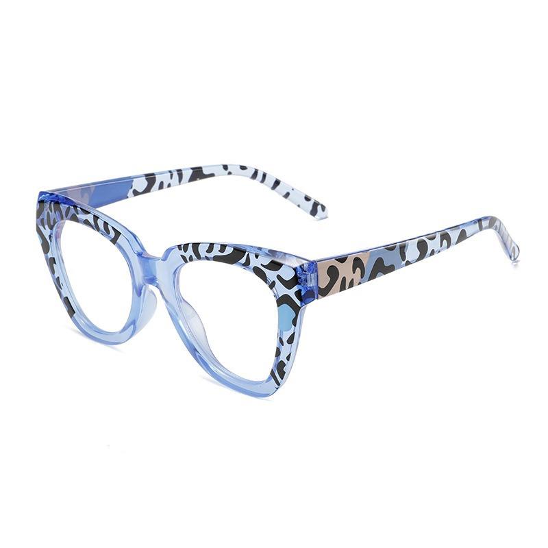 

Унисекс Очки для чтения «кошачий глаз» с большой оправой Женские модные очки для дальнозоркости с леопардовым принтом Очки для защиты от синего света +4.0 +3.5