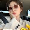 Gradually Change Tea Fashion Sunglasses Women'S Wind With The Same Gradual Change Color Sunglasses