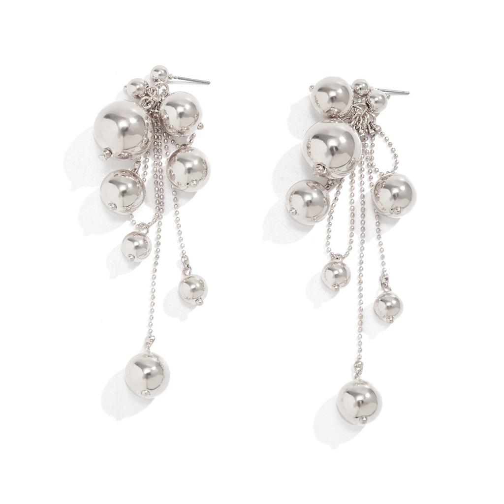 Niche Design Faux Pearl Tassel Temperament Earrings French Elegant Romantic Long Earrings Party Daily Commuting Women's Jewelry