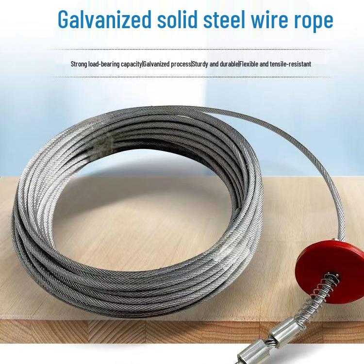 

Anti-Rotation Galvanized Steel Wire Rope Micro Electric Hoist with Wear-Resistant Steel Core 4mm anti-rotation steel wire, 5m