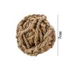 Parrot Hamster Natural Activity Bite Resistant Small Animals Chew Toys Rattan Balls Straw Woven