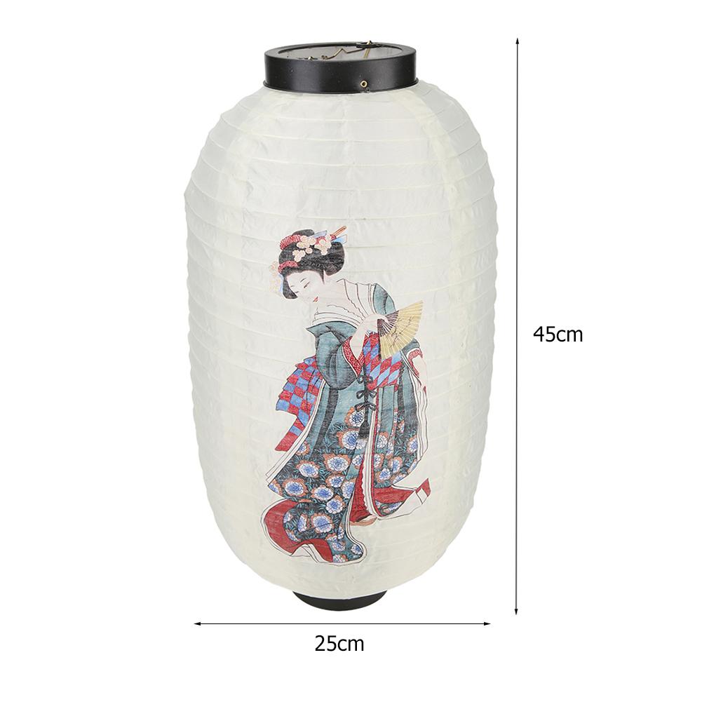Hot Sale 10 Inch Japanese Lantern Party Decorative Lanterns Waterproof Bistro Restaurant Chochin Pub Party Decoration