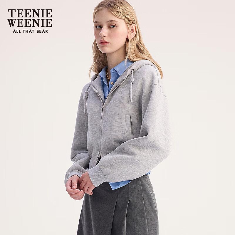 Teenie Weenie Bear Women's 2025 Autumn Short Hooded Sweatshirt