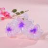 1Pcs Frangipani Flower Shaped Hair Clip Colorful Shark Clip Hairpin Headwear Vintage Headdress Hair Accessories For Women