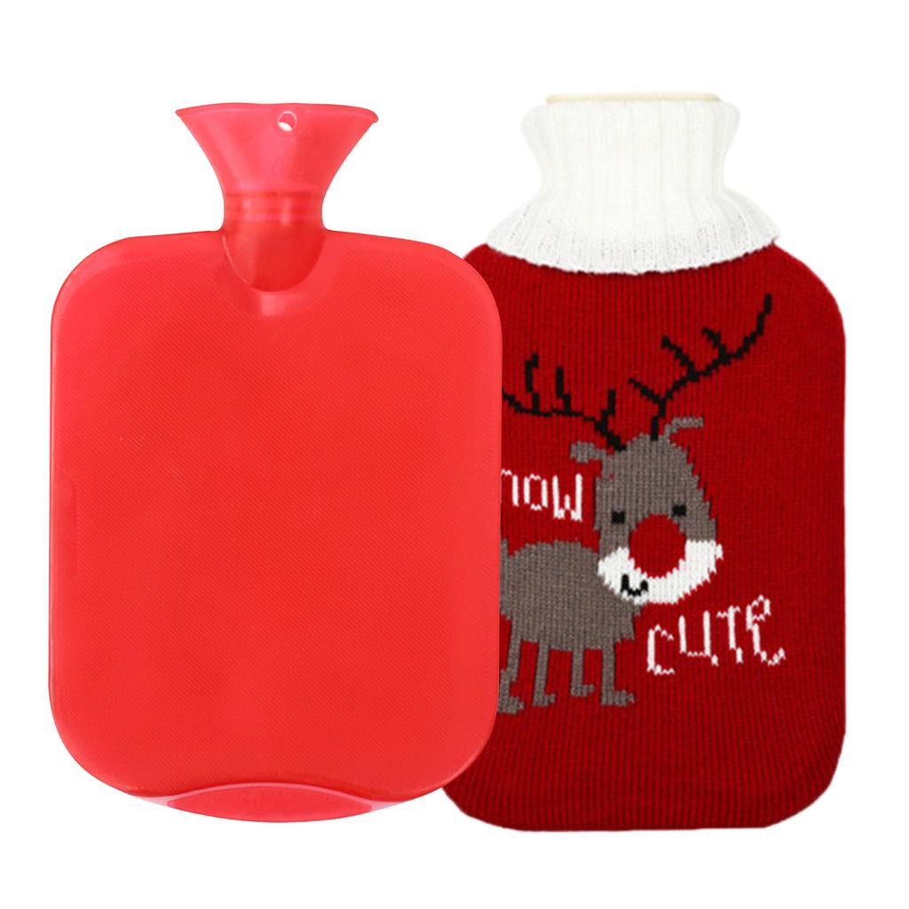 Satın alın Hot Water Bottle With Cover 2L Soft Fleece Bed Provides Warm