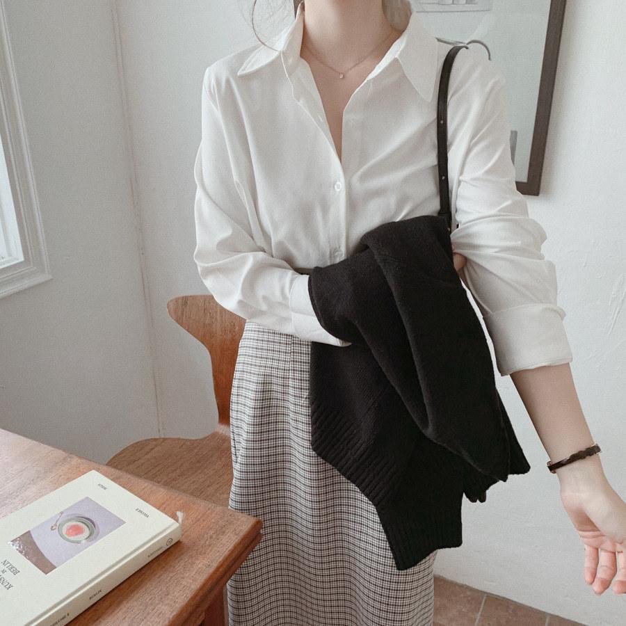 Comfortable and Versatile Shirt Women Versatile White Loaded Chiffon Shirt Women Design Sense Niche Tops Women Temperament Elegant Fashion Top