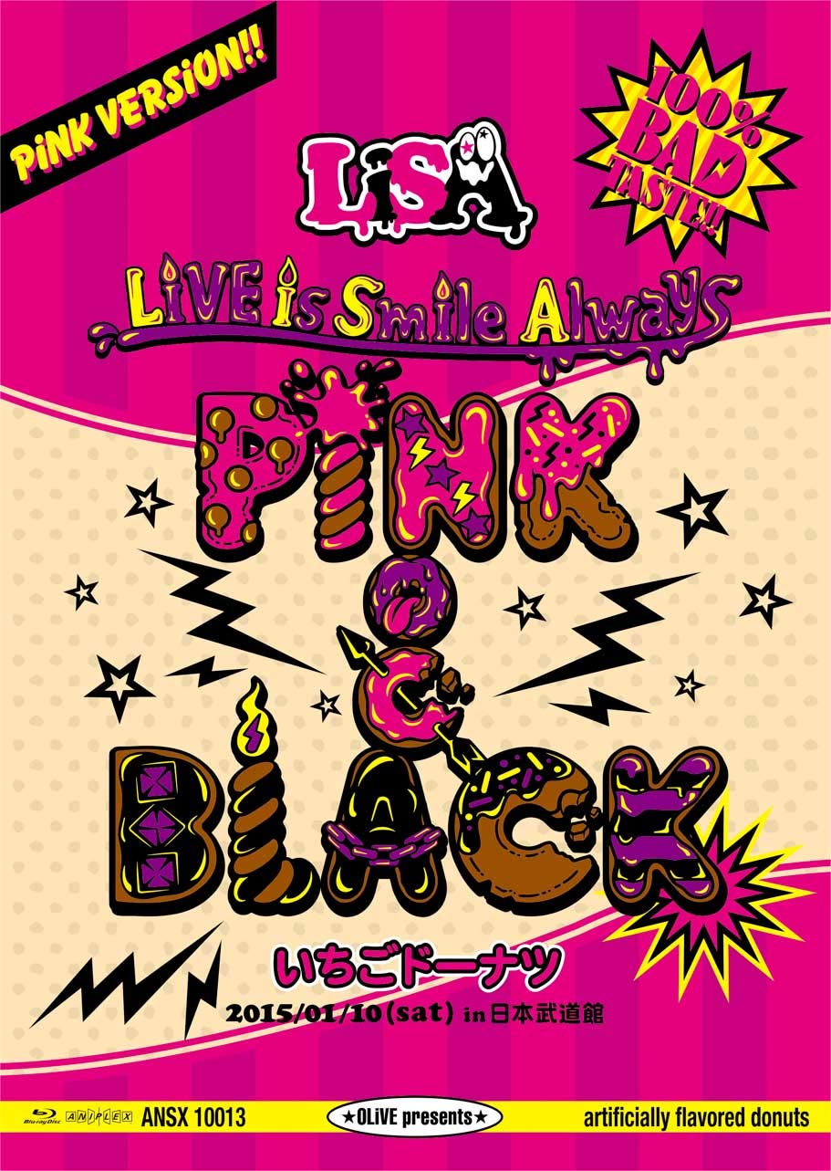 

LiVE is Smile in Nippon Budokan Always~PiNK&BLACK~ Strawberry Donut (Blu-ray Disc)