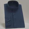 Men's High-End White Non-Iron Stand Collar Long Sleeve Dress Shirt