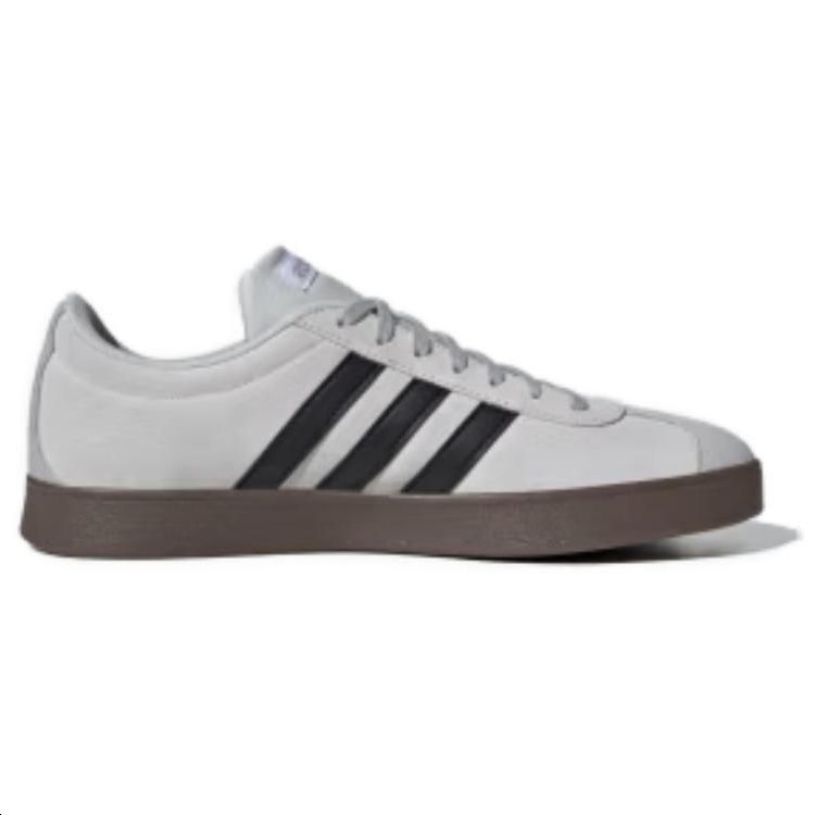 Adidas VL Court 2.0 Grey Black Unisex Sneakers Grey-One Core-Black Grey-Two JR2560