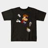 Jungen Mädchen Weiche Baumwolle Grafik T-Shirts Rayman Retro T-Shirt Atmungsaktiv Tägliche Schulkleidung Kinder T-Shirts