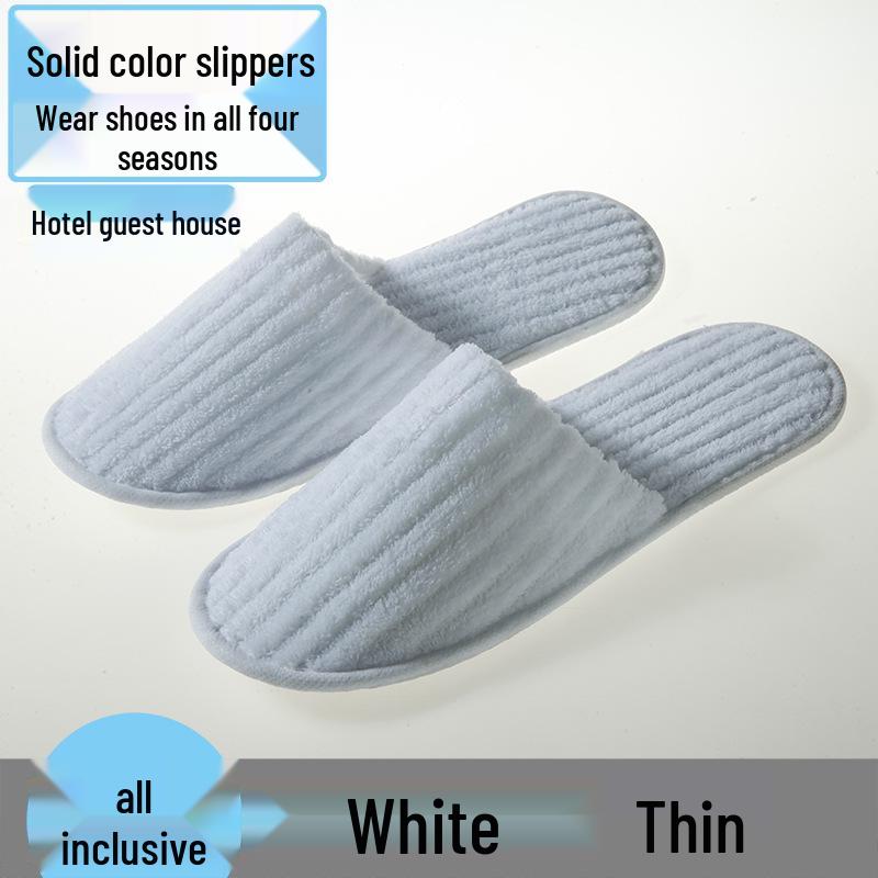 Disposable Coral Slippers for Hotels, B&Bs, Aviation, and Beauty Salons