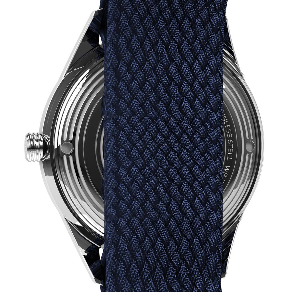 TIMEX Marlin Jet Automatic Watch 50m Water Resistant Plastic Navy Dial TW2Y24500 Unisex