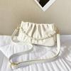 High-end Pearl Ruched Cloud Underarm Bag Niche Bag for Women New Versatile Shoulder Crossbody Bag Free Shipping